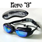 ARENA Professional Adult Anti-fog Swimming Goggles with Earplugs Men Women Swim Leak Proof Adjustable UV Protection Eyewear