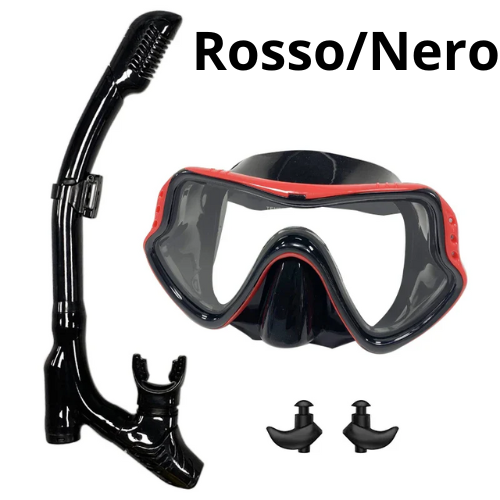 QYQ Diving mask Professional Snorkel Diving Mask and Snorkels Goggles Glasses Diving Swimming Easy Breath Tube Set Snorkel Mask