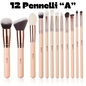 💖 Pennelli Trucco – Kit Professionale Da 5 a 28 Pezzi – Set Completo per Make-up Viso e Occhi.