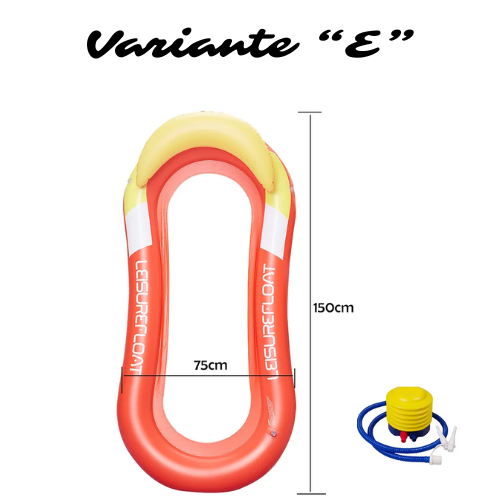 Outdoor Foldable Water Hammock Inflatable Floating Swimming Pool Mattress Swimming Ring Pool Party Toy Lounge Bed For Swimming