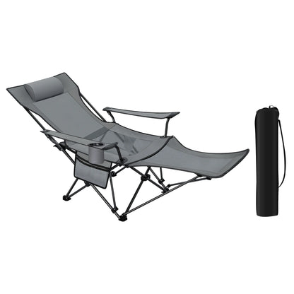 Sedia/sdraio da Esterno Pieghevole, 4 in1. Sedia tradizionale, Sedia reclinabile,        Lettino da sole, Poltrona relax con poggiapiedi e poggiatesta per il massimo del benessere.