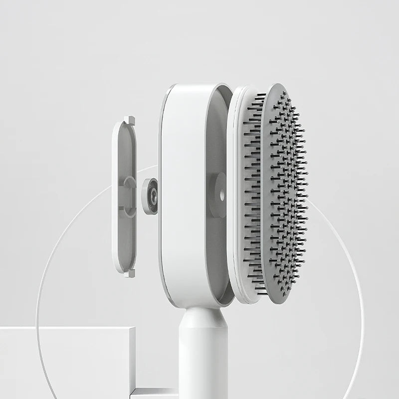 Spazzola per capelli districante, autopulente per massaggio con cuscino d'aria per massaggio del cuoio capelluto. Strumenti per lo styling