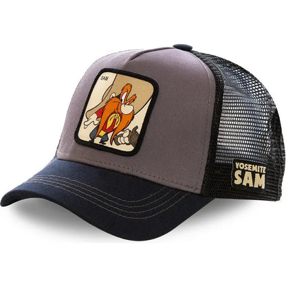Cappello primavera/estate per bambino/a con vasta scelta immagini cartoni animati. Protezione a 360° in cotone traspirante.