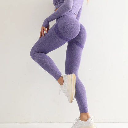 Pantaloni leggins elasticizzati, sportivi/casual a vita alta da donna. Ampia scelta tra 12 colori disponibili.