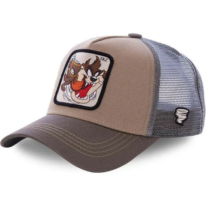 Cappello primavera/estate per bambino/a con vasta scelta immagini cartoni animati. Protezione a 360° in cotone traspirante.