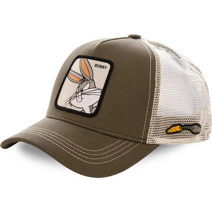 Cappello primavera/estate per bambino/a con vasta scelta immagini cartoni animati. Protezione a 360° in cotone traspirante.