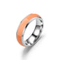 Anello Fluorescente in Acciaio Inossidabile - Effetto Luminoso, Colori a Scelta, Unisex.