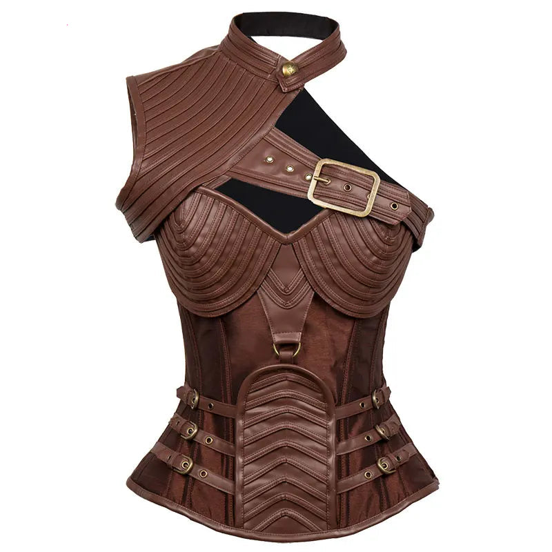 Corsetto costume carnevale da donna stile medievale/gotico.