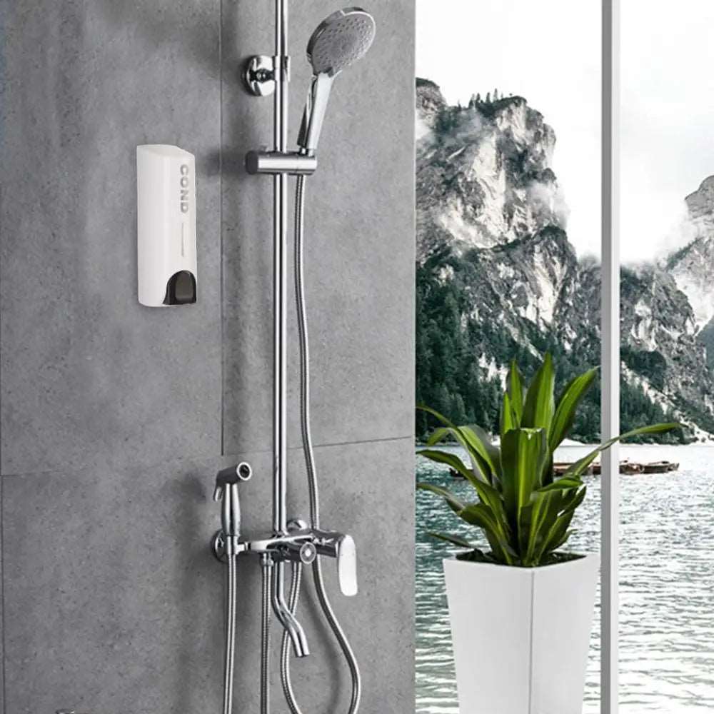 Dispenser di sapone triplo da 350ml x 3 montaggio a parete.
