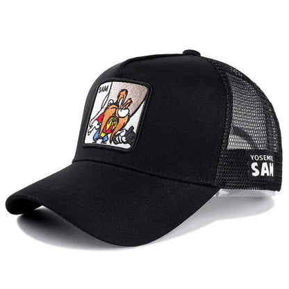 Cappello primavera/estate per bambino/a con vasta scelta immagini cartoni animati. Protezione a 360° in cotone traspirante.