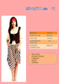 Abito pirata da donna. Ideale come costume per carnevale, cosplay, feste.