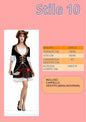Abito pirata da donna. Ideale come costume per carnevale, cosplay, feste.