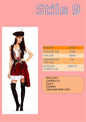 Abito pirata da donna. Ideale come costume per carnevale, cosplay, feste.