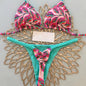 Costume Da Bagno da Donna. Set 2 pezzi con cinturino regolabile, morbido, di alta qualità, asciugatura rapida, non si restringe.