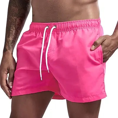 Costume Da Bagno Da Uomo Stile a Pantaloncino con Tasche. Colori Vivaci. e Design Moderno, Traspirante e Robusto.