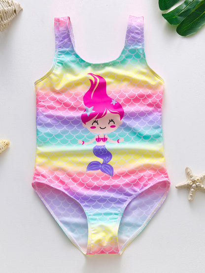 Costume Da Bagno “Monochini” da Bambina. Design Moderno, in Tante Colorazioni, Comodo, Traspirante.