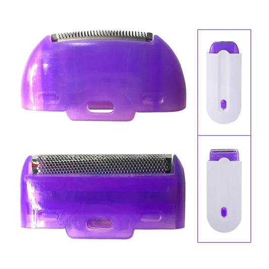 Testina di ricambio per epilatore elettrico. Lama in acciaio inossidabile a scelta per peli lunghi e/o corti.