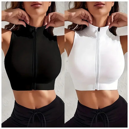 Top/T-shirt sportiva set da 2 pezzi, per donna. Ideale per yoga, corsa, allenamento in palestra, misure S/M.