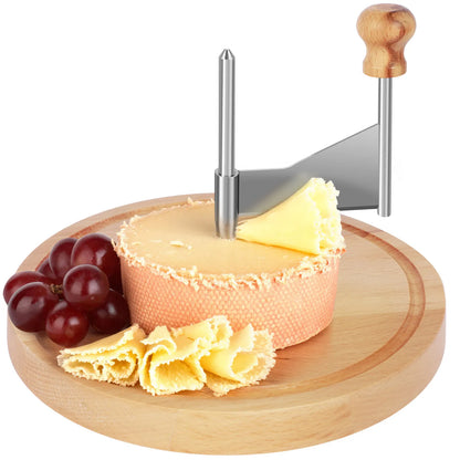 Grattugia per formaggio in acciaio inossidabile con più lame cambiabili e Kit taglio del formaggio.