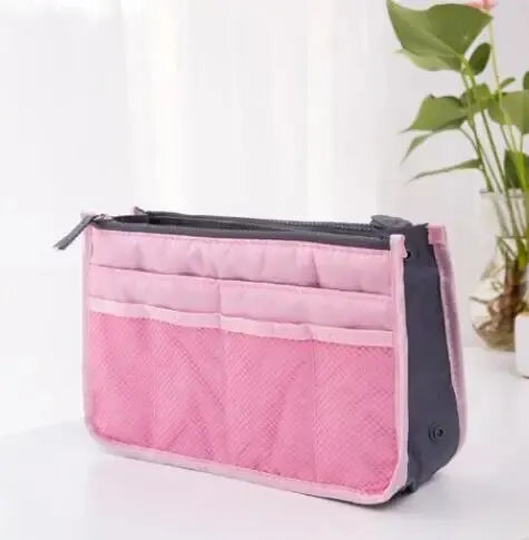 🧳 Beauty Case Organizer da Viaggio in Poliestere – Grande Capacità, Multifunzione.