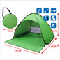 Tenda da spiaggia/campeggio apertura rapida “automatica”. Protezione dal sole UPF50+, impermeabile, robusta con doppio avvolgimento.