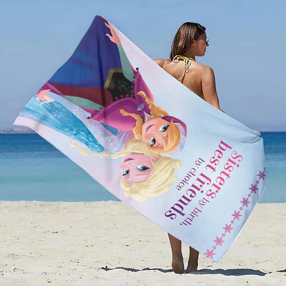 Asciugamano per bambine con immagini cartone animato “Frozen”.  Varie misure a scelta.