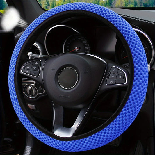 Coprivolante per auto in rete tridimensionale traspirante senza anello interno. Diametro 36-38 cm.