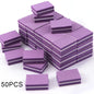 Carta vetrata per Manicure, grana 100/180. Set da 10-25 o 50 pezzi Mini buffer per nail art professionale.