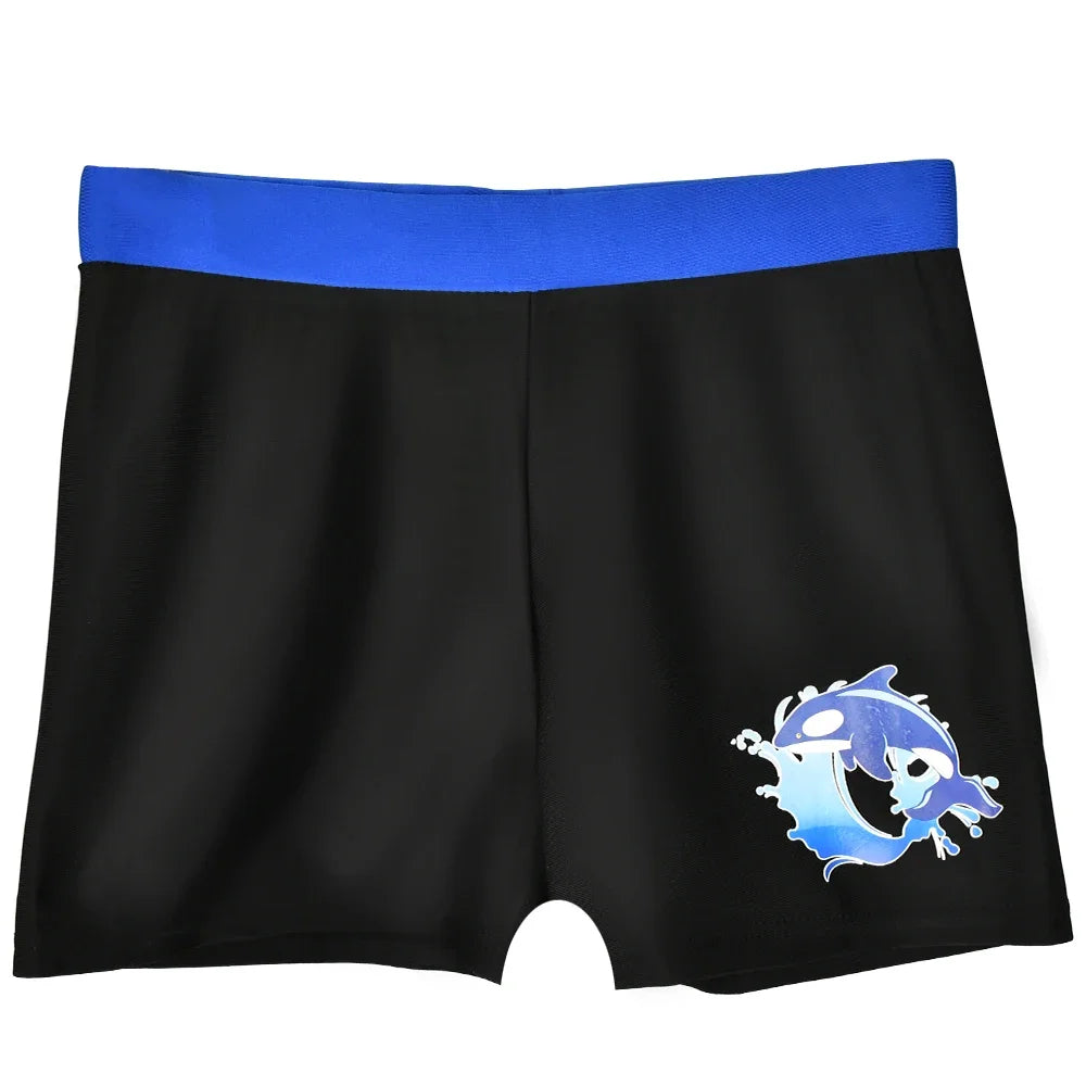 Costume Da Bagno a “Pantaloncino” Da Bambino. Design Moderno, Traspirante e Durevole, Colorato.
