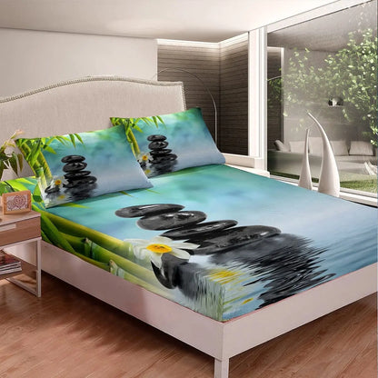 Set lenzuola e federe con angoli in morbida flanella, stampa 3D vari colori e motivi.
