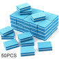 Carta vetrata per Manicure, grana 100/180. Set da 10-25 o 50 pezzi Mini buffer per nail art professionale.