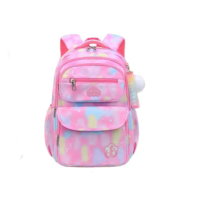Zaino per bambina in nylon poliestere.  Spazioso e alla Moda, Perfetto per Scuola, Viaggi e Tempo Libero.
