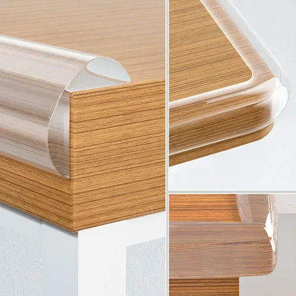 Striscia di protezione para urti per bambini. In PVC con nastro biadesivo. Extra spessa, trasparente copri angoli e spigoli mobili.