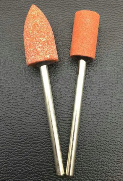Punte per unghie in pietra di ceramica, Set 100 frese per trapano “nail art”. Essenziali per manicure/pedicure, cura delle unghie.