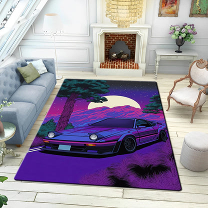 Tappeto decorativo da pavimento con motivo automobile, 4 dimensioni, 22 motivi/immagini.