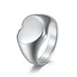 Anello a Forma di Cuore Personalizzabile Con Scritta: Porta Sempre con Te il Tuo Ricordo.