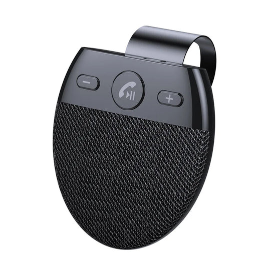 Kit vivavoce per auto. Bluetooth 5.0 wireless, vivavoce, lettore musicale con microfono.
