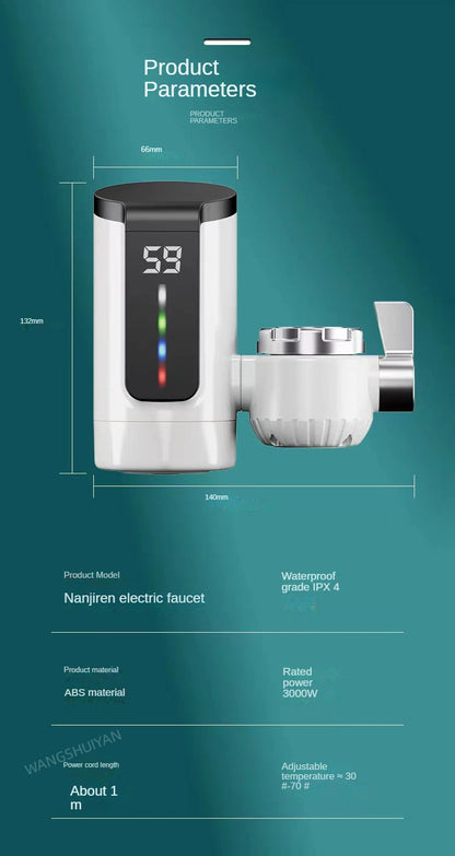 Rubinetto scaldabagno  istantaneo elettrico 3000w