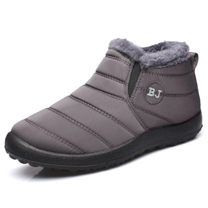 Scarpe a stivaletto, uomo/donna autunno/inverno con suola extra morbida. Casual, impermeabile foderate in morbido e caldo in peluche.