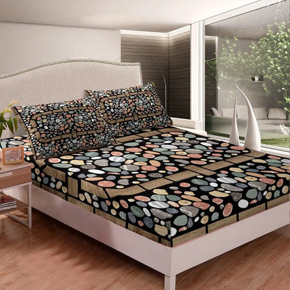 Set lenzuola e federe con angoli in morbida flanella, stampa 3D vari colori e motivi.