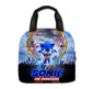 Zaino-borsa-astuccio immagini 3D  cartone animato “Sonic”, in nylon poliestere.  Spazioso e alla Moda, Perfetto per Scuola, Viaggi e Tempo Libero.