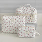 🧳 Beauty-Case Organizer da Viaggio – 3 Misure in Cotone e Nylon | Eleganza, Praticità e Capacità.