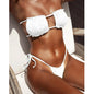 Costume Da Bagno Senza Spalline, da Donna. Bikini Set 2 Pezzi Con cuscinetto.