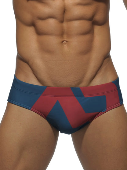 Costume Da Bagno “slip” Da Uomo. Design Moderno, Traspirante e Durevole, Colorato.