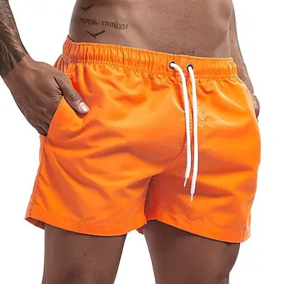 Costume Da Bagno Da Uomo Stile a Pantaloncino con Tasche. Colori Vivaci. e Design Moderno, Traspirante e Robusto.
