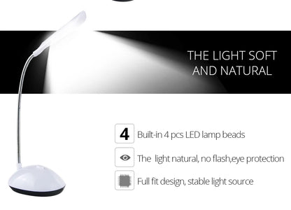 Lampada da tavolo, da scrivania a LED. Lampada da lettura.