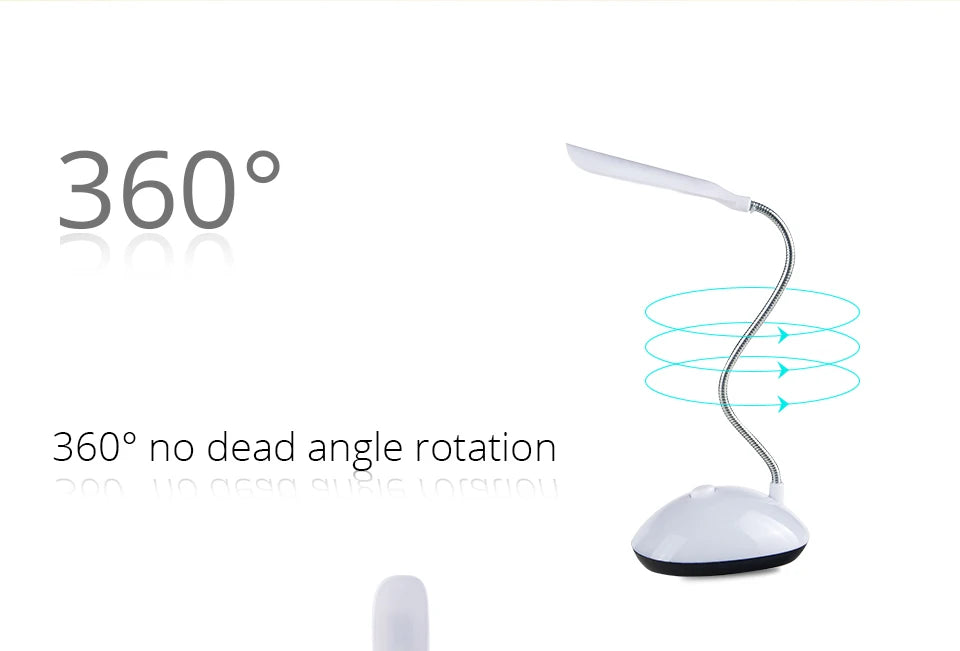 Lampada da tavolo, da scrivania a LED. Lampada da lettura.