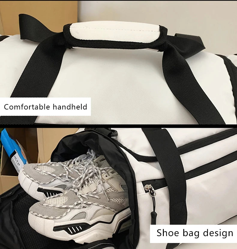 Borsa personalizzabile con foto e scritta. Di grande dimensione ideale per sport, viaggi, tempo libero.
