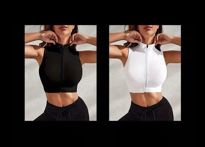 Top/T-shirt sportiva set da 2 pezzi, per donna. Ideale per yoga, corsa, allenamento in palestra, misure S/M.