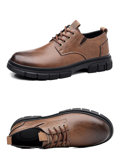 Scarpa da uomo, in pelle di alta qualità, impermeabile, traspirante, morbida e resistente.
